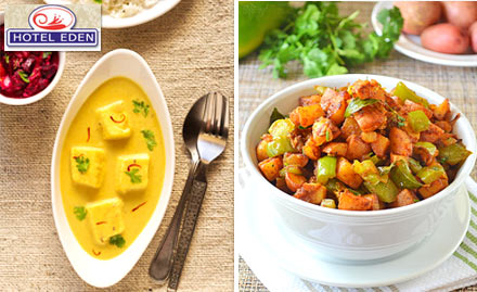 Punjab Tadka – Hotel Eden Thaltej - 20% off on a-la-carte. Sizzling hot veg & non-veg delights on the platter!