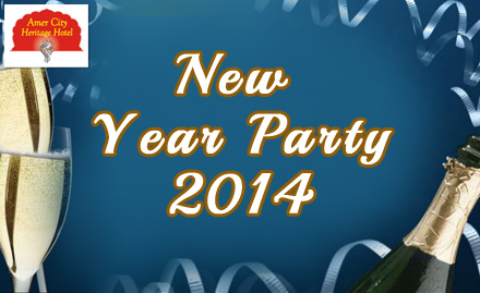 Amer City Heritage Hotel Sitaram Puri - 20% off on New Year party entry passes. Get set to welcome 2014! 