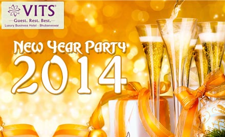 VITS Hotel Lakshmisagar - Rs 3049 for New Year party couple entry pass. The most sizzling party of the town! 