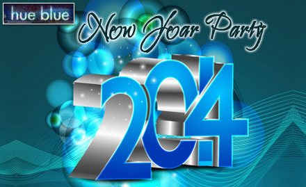 Hue Blue Lounge Mahipalpur - Get couple entry passes at Rs 4299. Enjoy New Year party with unlimited drinks & starters. Let the party begin!