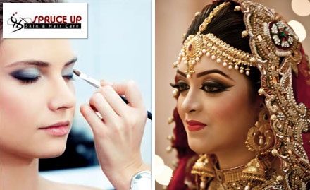 Spruce Up Salon Durgapur - Rs 29 for 50% off on bridal & pre-bridal services. Gorgeous and beautiful brides!  