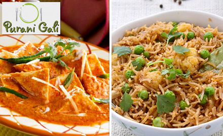 Purani Gali Gomti Nagar - Rs 19 for 25% off on a la carte. Experience a traditional dine-in!