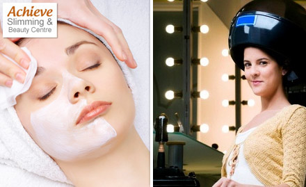 Achieve Slimming and Beauty Clinic Frazer Town - Rs 354 for hair spa, facial, waxing, massage, hair cut & threading. Experience the life that Cleopatra once lived!