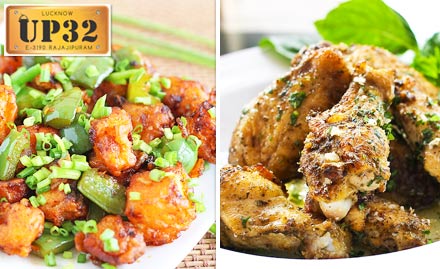 UP 32 Rajajipuram - 20% off on food bill. Exotic delights piercingly spicy to the taste buds!