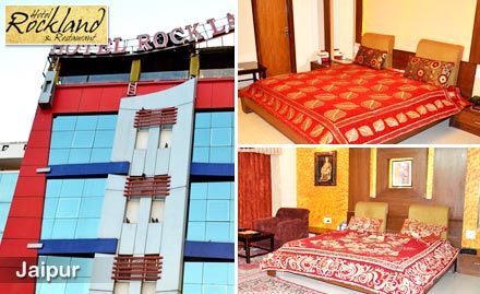 Hotel Rockland Shri Gopal Nagar, Jaipur - Rs 99 for 30% off on stay in Jaipur. Discover the boldest and beaming city!