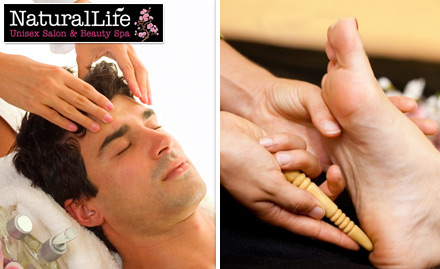 Natural Life Wellness Spa Lajpat Nagar 2 - The ultimate foot care with Chinese foot reflexology & head massage at Rs 599
