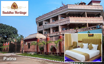 Buddha Heritage Patliputra - Rs 49 for 30% off on room tariff in patna. Explore the bustling capital!              