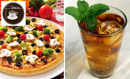 Thikana Cafe Lal Kothi - Enjoy a free ice tea, lemonade or frizzer on purchase of pizza. Enjoy delicious feast!