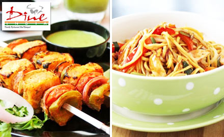 Dine India Restaurant Lalbagh - 20% off on food bill. Fingerlicking good veg & non-veg delicacies!