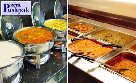 Hotel Puspak Kalpana Square - Feast on gourmet lunch buffet starting from Rs 234