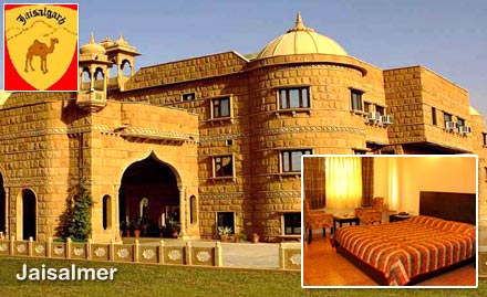 Hotel Jaisalgarh Shilpgram - 25% off on stay in Jaisalmer. Discover the mystique desserts!