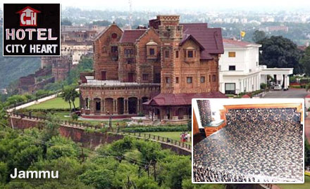 Hotel The City Heart Karan Market - 25% off on room tariff. Explore the city of Jammu! 