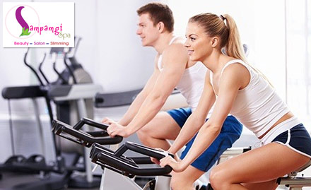 Sampamgi Spa And Slimming Centre Benz Circle - Rs 29 for 3 gym sessions. Additional 30% off on quarterly membership