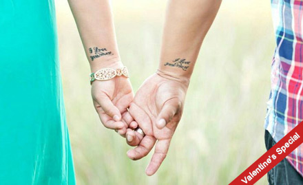 Magnet Body Tattoo Faizabad Road - 2 inch temporary tattoo & 50% off on permanent tattoo. Valentine's Day offer!