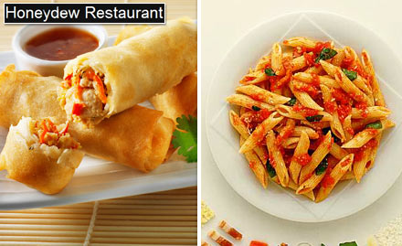 Honeydew Restaurant Parao - 15% off on a la carte. Bite on spicy veg & non-veg delicacies!