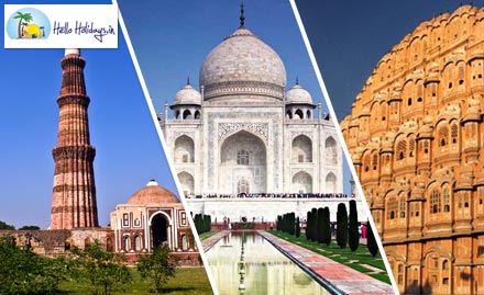 Stay Solutions Pvt. Ltd  - Golden Triangle tour package along with meals & sight-seeing at Rs 10999! Get ready for a 6D/5N trip to Delhi-Agra-Jaipur