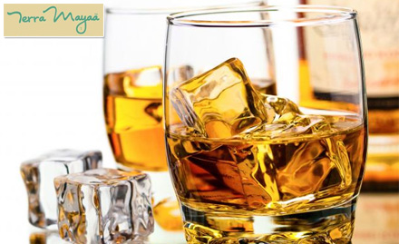 Terra Mayaa GS Road - Buy 1 get 1 offer on alcoholic beverages. Set your spirits high!