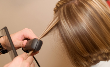 L Attitude GS Road - Rs 2929 for hair straightening. Also enjoy hair cut with hair spa & 25% off on beauty services!