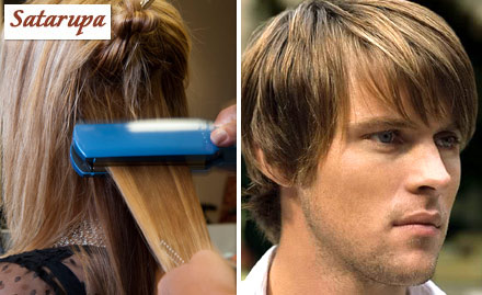 Shatarupa RG Baruah Road - Rs 2999 for hair straightening & hair cut. Also get 20% off on on facials. Get silky & charming!