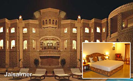 Deoki Niwas Palace Jethwai Road - 25% off on stay in Jaisalmer. Explore the oasis paradise amidst the dunes!