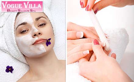 Vogue Villa Malviya Nagar - Rs 699 for fruit facial, manicure, waxing & more!