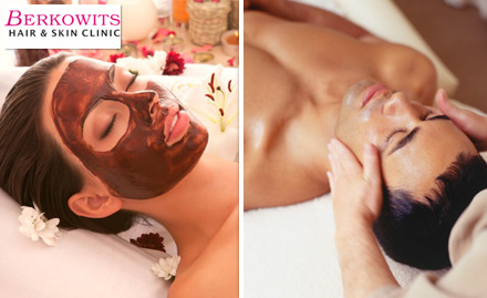 Berkowits Hair & Skin Clinic Sector 18 Noida - 60% off on skin peel treatment, facial, SAF's or hair spa. Multiple outlets across Delhi!