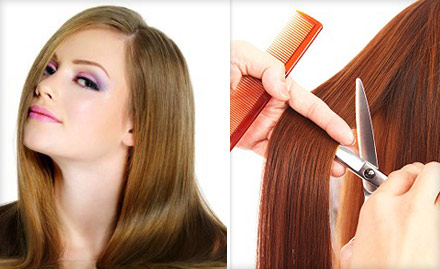 Skon Head Survey Park - Rs 2099 for permanent hair straightening. Also get a free hair-cut & 50% off on other beauty services