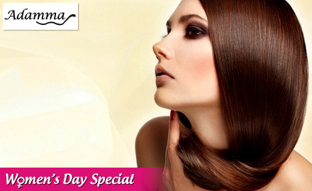 Adamma Unisex Salon & Spa Pitampura - Get a complimentary glow facial this Women's Day. Additionally get 50% off on other beauty services!
