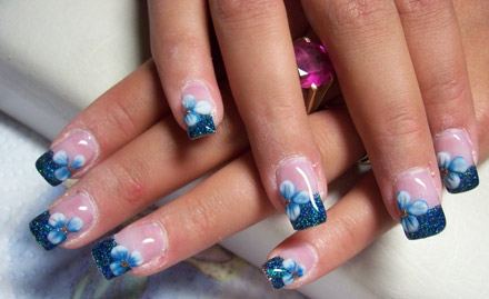 Bello Satellite - Rs 9 to get 50% off on Acrylic or gel nail extension along with permanent nail art.