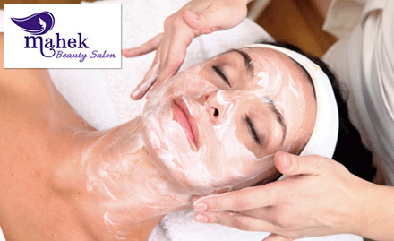 Mahek Beauty Salon Sector 31, Noida - Rs 299 for face scrub, waxing and threading. Let your skin shine bright!