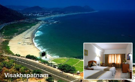 Holiday Inn Official Colony, Visakhapatnam - 30% off on room tariff in Visakhapatnam. Also get 15% off on food bill