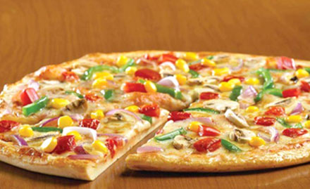 The New Pizza House Central Road - 20% off on total food bill. Generous portions with rich stuffings & toppings!