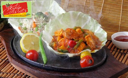 Kashmiri Cuisines Vaishali Nagar - Buy 1 get 1 offer on veg sizzlers