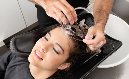Orchids Salon Malad West - Rs 349 for hair wash, power dose hair treatment, advance hair cut, blow dry & more