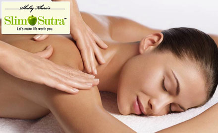 Slim Sutra Malad East - Rs 779 for full body polishing & BMR booster massage. Also get 2 yoga sessions absolutely free!