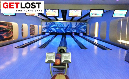 Get Lost - For Fun's Sake Bhandup - Rs 319 for 2 games of bowling, ice skating & drop tower. Series of fun-filled events!