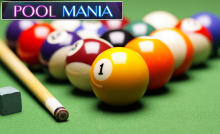 Pool Mania Pratap Nagar - Buy 1 get 1 offer on pool or snooker games! Lively crowd & relaxing ambience !
