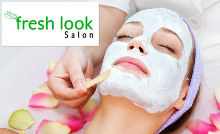 Fresh Look Salon Mazagaon - Rs 590 for facial, bleach, waxing, back polishing, L'Oreal hair spa, pedicure and threading
