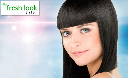 Fresh Look Salon Mazagaon - Rs 2199 for L'Oreal rebonding or smoothening, hair spa and facial
