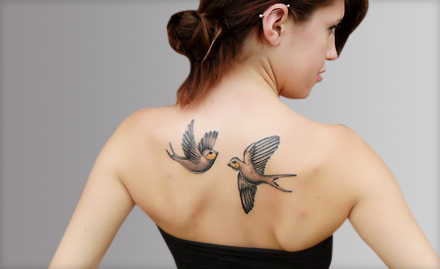 Kribhi Tattoos Tinali Amunya Complex - Rs 999 for 2x3 inch permanent tattoo by gifted artists with precise outlining.