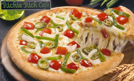 Richie Rich Cafe Ramapuram - Buy 1 get 1 off on pizza at Rs 19. Enjoy pizzalicious moment!