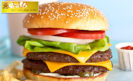 Gulp Thane East - Rs 169 for veg combo meal. Enjoy mocktail, burger & french fries