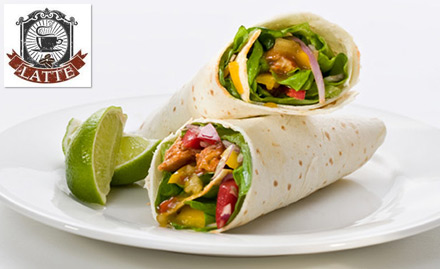 Latte Anna Nagar - Buy any veg or non-veg wrap & get 60% off on 2nd wrap. Appetising delicacies!