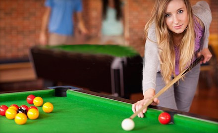 Blackball ..Snooker Lounge Kanpur Road - 25% off on pool & snooker game