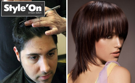 Style On Unisex Salon Rajinder Nagar - Rs 3500 for Schwarzkopf or L'Oreal hair smoothening. Get silky straight hair!  