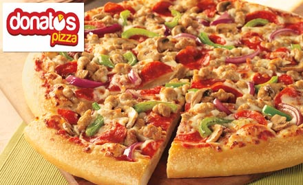 Donatos Pizza Nalasopara - Enjoy buy 1 get 1 offer on pizza at just Rs 29. Time for some yummy cheesy delights! 