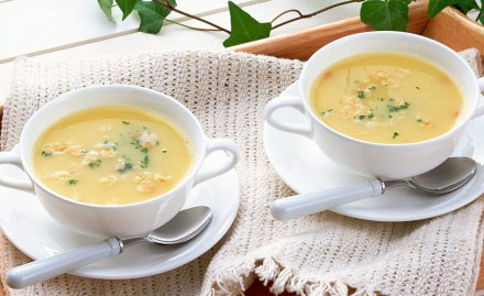 Groovy Gravy's Restaurant Civil Lines - Buy 1 get 1 offer on soup at Rs 9. Soupalicious Offer! 
