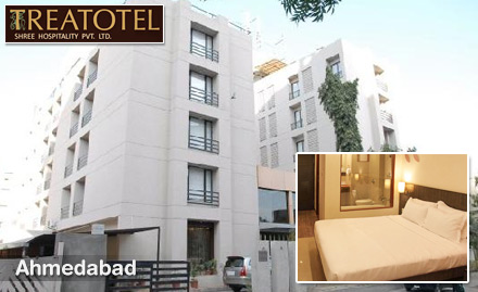 Treatotel Ahmedabad - Get 45% off on room tariff in Ahmedabad. Stay and Refresh!
