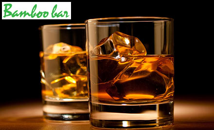 Bamboo Bar Mylapore - Let the drinks flow! Enjoy Buy 2 get 1 offer on alcoholic drinks at just Rs 9