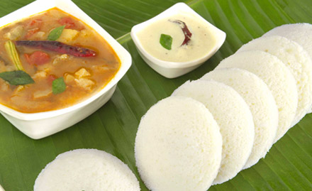 Dosa Factory Mansarovar - Buy 1 get 1 offer on South Indian delicacies. Enjoy dosa, idli & uttapum!